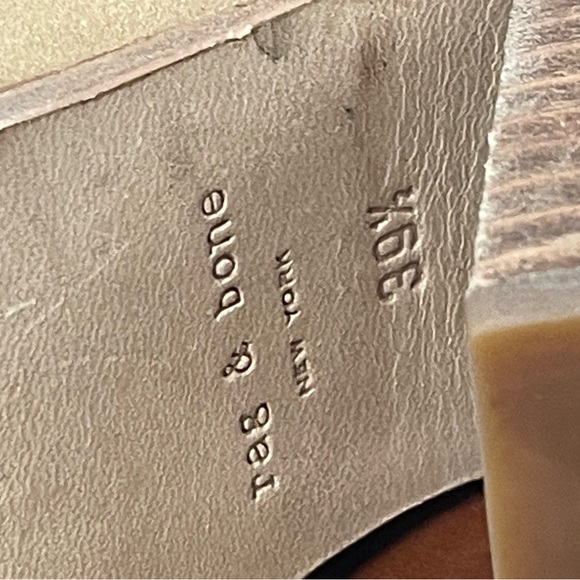 rag & bone ~Women's Harrow Camel Block Heel Suede Wrap Booties - Picture 15 of 17